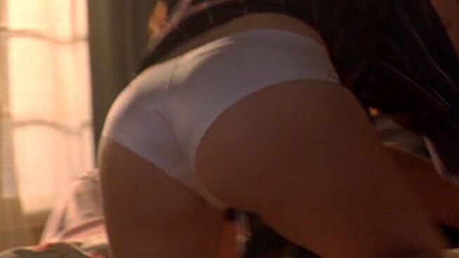 Sexiest April Bowlby Scene in Sands of Oblivion. Underwear, SFW, no pants. 650527