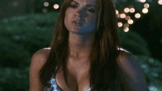 Sexiest Danneel Ackles Scene in One Tree Hill. Bikini, SFW, blue bikini. 662017