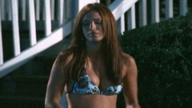 One Tree Hill's Sexiest Scenes with Danneel Ackles. Bikini, SFW, blue bikini. 662016