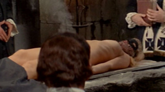 Nudes of De Montespan from Angélique and the King. Breasts, blonde, laying on table. 638040