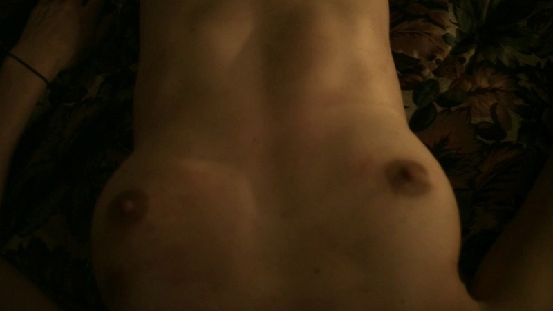 Andrea Lowell Naked as Hooker #1. Breasts, hard nipples, laying down. 769245