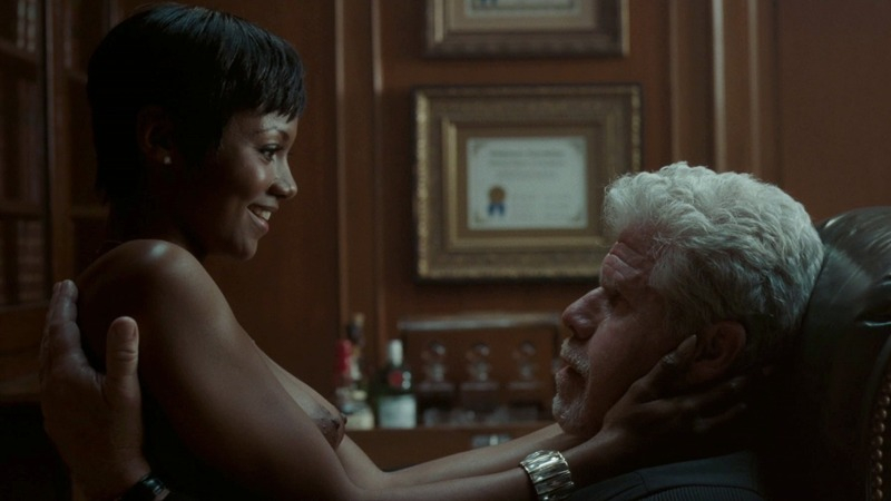Emayatzy E. Corinealdi Naked in Hand of God. Breasts, Black, black hair. 746479