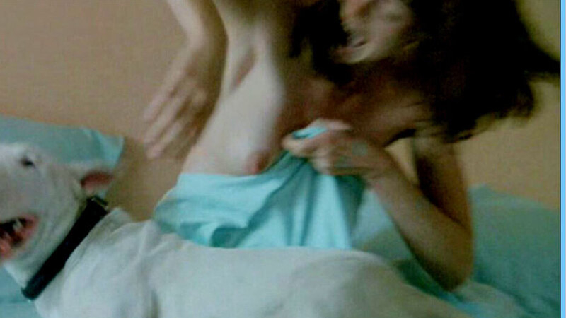 Sabrina Leurquin Nude as Noelle. Breasts, black hair, dog. 633596