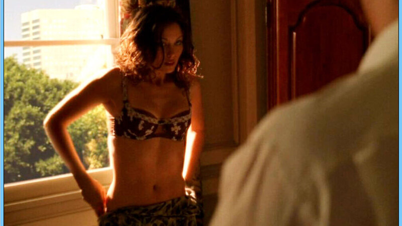 Sexiest Scenes of Ashley from NCIS. Underwear, SFW, black bra. 663689