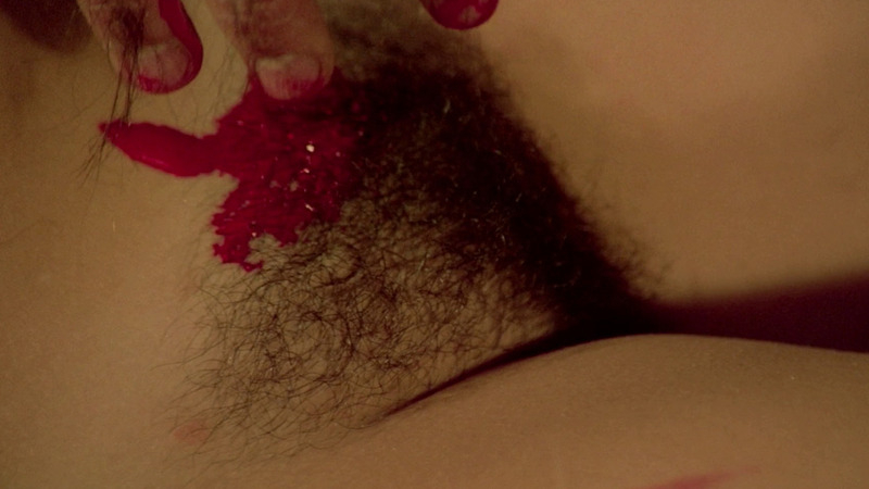 Ana Zanatti Naked in Love Letters of a Portuguese Nun. Bush, blood, close up. 800749