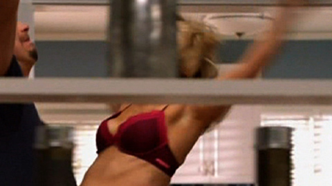 Arden Myrin in Suburgatory (2011-2012) Underwear Being Carried Red Bra 706883