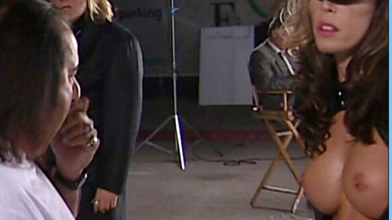 Tabitha Stevens Naked as Officer. Breasts, brunette, movie set. 641187