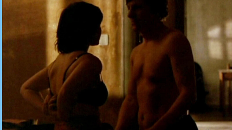 Sexiest Anna Fischer Scene in Liebeskind. Underwear, black bra, black hair. 636025