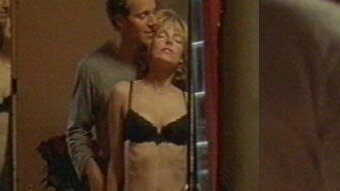 Sexiest Cay Helmich Scene in Victor - Der Schutzengel. Sexy, Underwear, SFW, black bra. 711043
