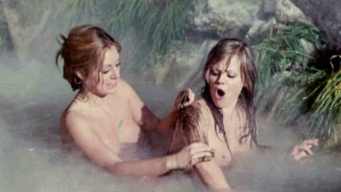 Simonetta Vitelli Nude in Dr. Frankenstein's Castle of Freaks. Breasts, brunette, hot spring. 636988