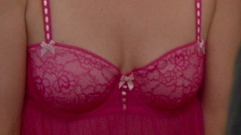 Cobie Smulders in They Came Together (2014) Sexy Underwear Brunette Cleavage 747363