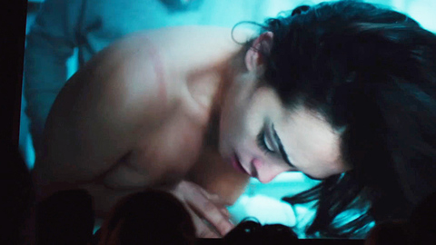 Natalie Martinez Naked as Natalie Barrow. Breasts, brunette, movie screen. 724335