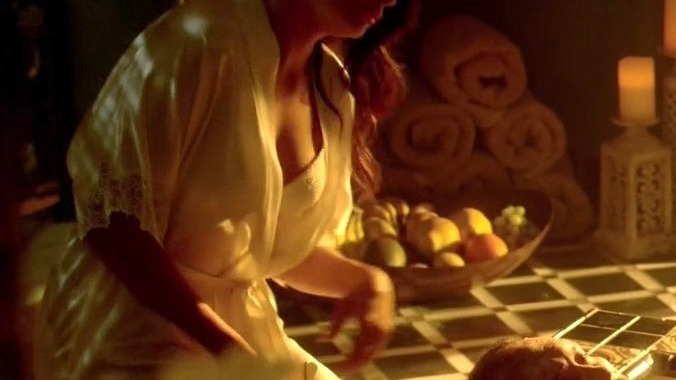 Matador's Sexiest Scenes with Natalie Martinez. Underwear, SFW, bathtub. 745908