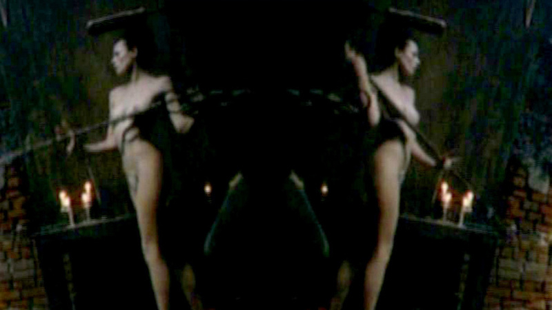 Maria Kalinina Nude as Countess Elizabeth Bathory. Breasts, Bush, black hair, candles. 637784