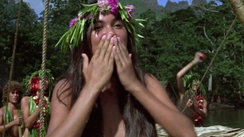 Tevaite Vernette in The Bounty (1984) Breasts Sexy Breasts Brunette 769476