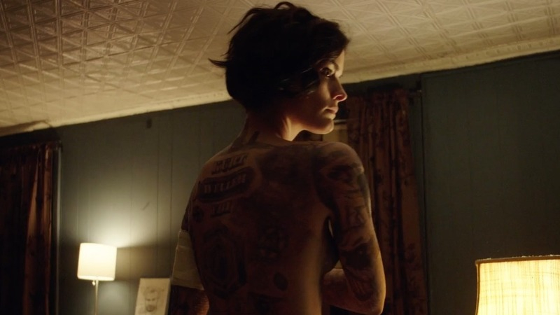 Blindspot's Sexiest Scenes with Jaimie Alexander. Sexy, Tattoos, back exposed. 771432