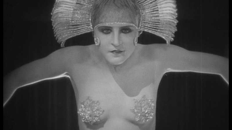 Hottest Brigitte Helm Scene in Metropolis. Sexy, black and white, head dress. 696518