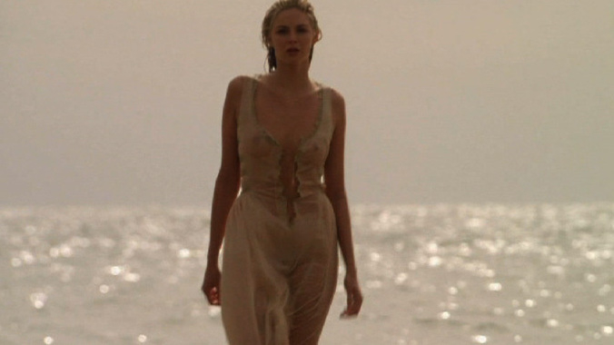 Sexiest Tamsin Egerton Scene in Camelot. Sexy, beach, nipples through dress. 694807
