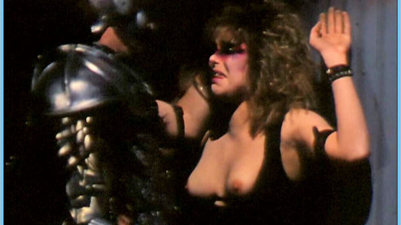 Karin Kay Nude as Curious Bad Girl. Breasts, brunette, man in armor. 638684
