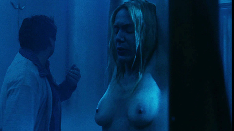 Debra Lynne McCabe Naked as Danica. Breasts, blonde, blue light. 713877