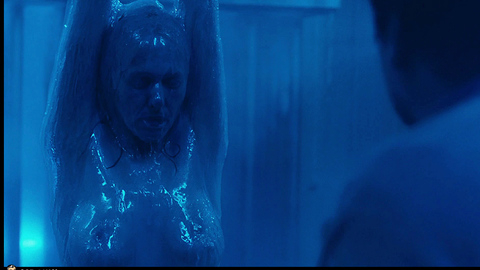 Debra Lynne McCabe Naked in Saw III. Breasts, blue light, frozen. 713875