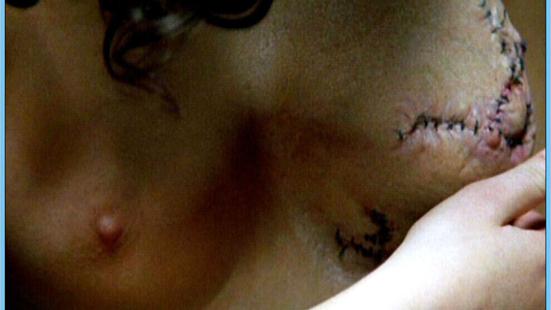 Victim from Occhi di cristallo Naked. Breasts, breast close-up, dark hair. 635837