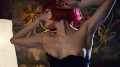Laura Chiatti Naked as Lara Vasilescu. Breasts, black corset, breasts peeking out. 716007