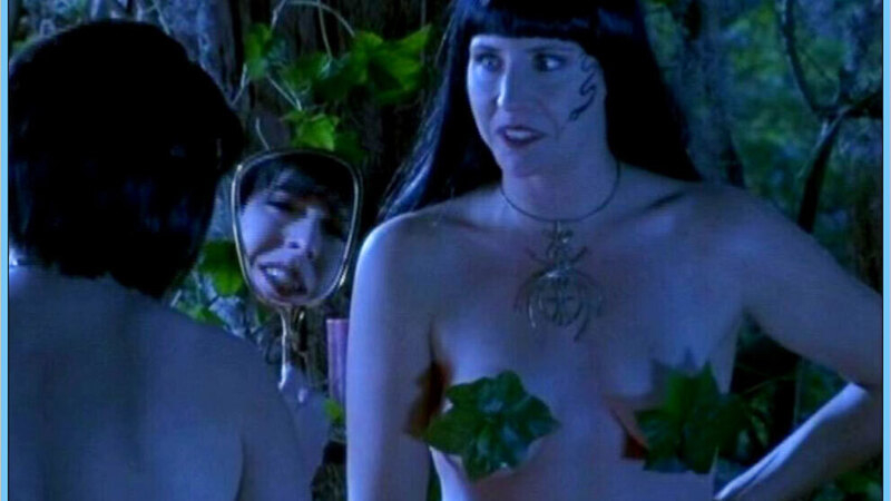 Sexiest Prudence Scenes. Sexy, dark hair, leaves covering breasts. 639178