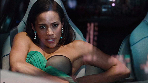 Paula Patton in Mission: Impossible - Ghost Protocol (2011) Underwear Black Bra Brunette 709653