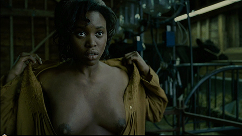 Claire-Hope Ashitey in Children of Men (2006) Breasts Big Areolas Black 682420