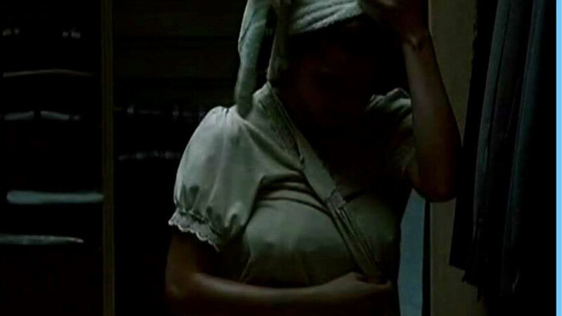 Hottest Carolina Lizarazo Scene in Emerald Cowboy. Sexy, SFW, hair wrapped in towel. 645218