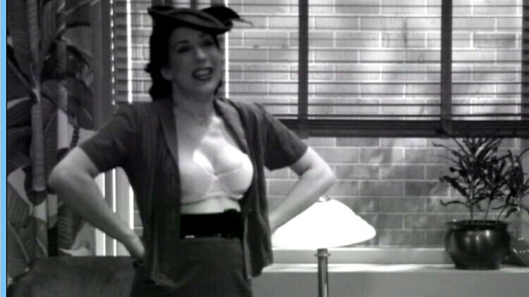 The Underground's Sexiest Scenes with Edi Patterson. Underwear, SFW, black and white. 664980