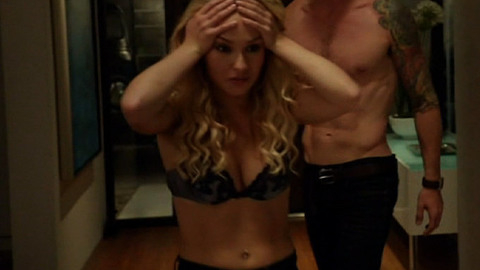 Hayden Panettiere in Nashville (2012-2018) Underwear Black Bra Blonde 718208