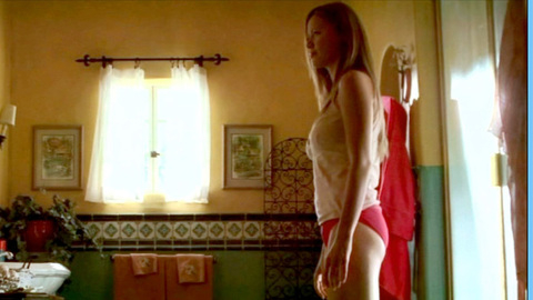 Sexiest Scenes of Rita Shelten from Day Break. Underwear, SFW, pink panties. 664727
