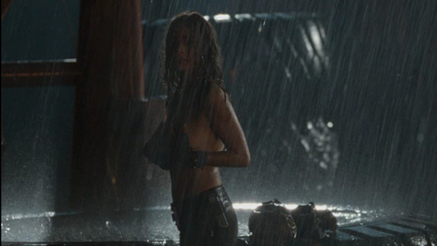 Moon Bloodgood in Terminator Salvation (2009) Sexy Outdoors Raining 678493