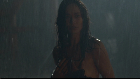Moon Bloodgood in Terminator Salvation (2009) Sexy Covering Breasts Outdoors 678495