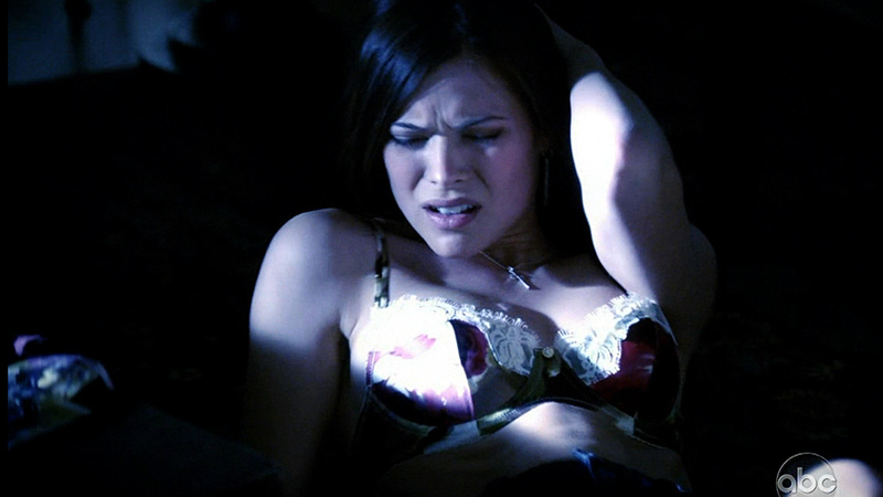 Hottest Peyton List Scene in FlashForward. Underwear, SFW, black and white bra. 675536