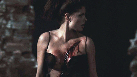 Ileana Lazariuc in Attack Force (2006) Sexy Black Lingerie Bloody 726261