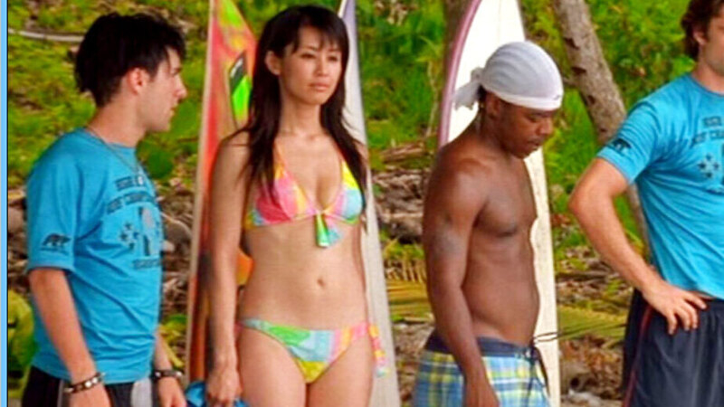Sexiest Eriko Tamura Scene in Surf School. Bikini, Asian, SFW. 640129