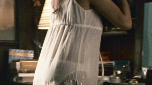 Sexiest Jessica Lucas Scene in The Covenant. Sexy, Underwear, SFW, looking in mirror. 745555