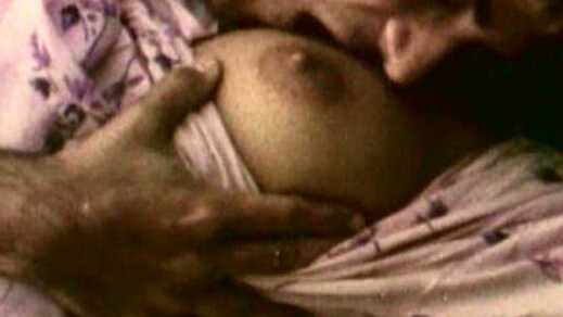 Stefania from Emanuelle in the Country Naked. Breasts, man kissing breast, nude. 584117