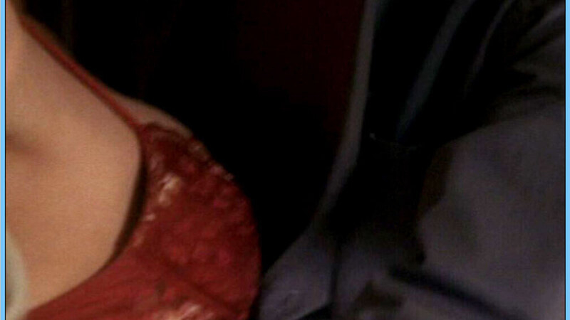 Sexiest Scenes of Elizabeth Nash from 24. Underwear, red bra, right breast. 657917