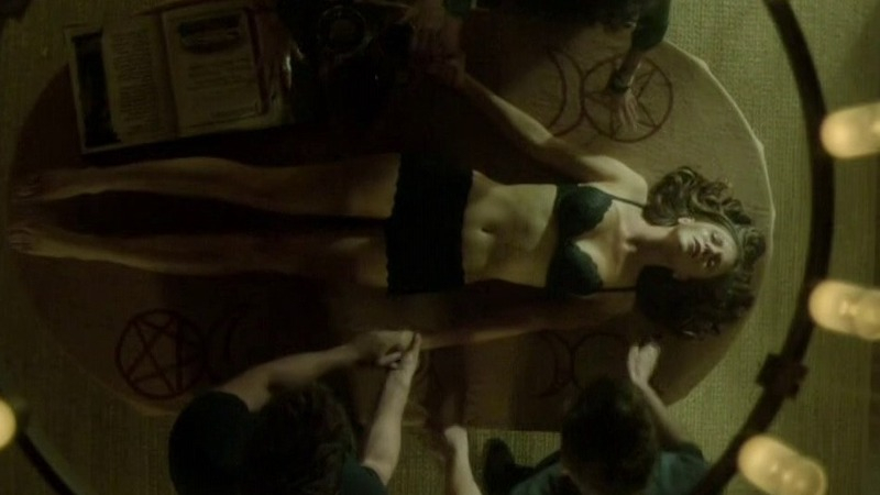 Hottest Rachel Boston Scene in Witches of East End. Sexy, Underwear, black underwear, brunette. 746096