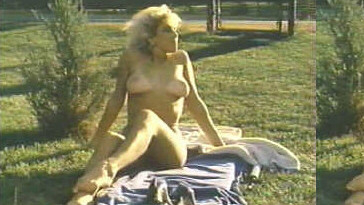 Gayleen Smith Naked as Sunbather. Breasts, blonde, collage. 627921