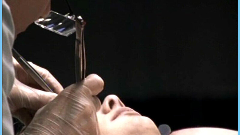 Nora Quest Naked in Post Mortem. Breasts, doctor, exam table. 664831
