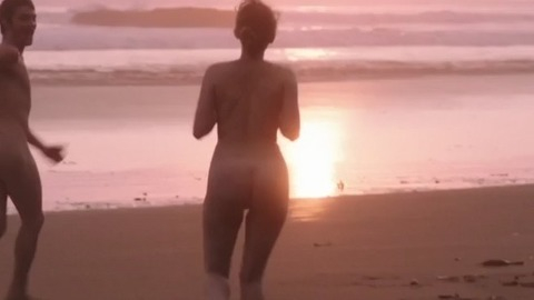 Haley Bennett in Deep Powder (2013) Butt Beach Blonde 747552