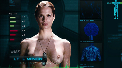 Cécile Breccia in Starship Troopers 3 (2008) Breasts Breasts Brunette 708935