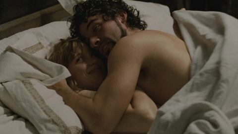 Hottest Léa Seydoux Scene in Robin Hood. Sexy, bedroom, covered by sheet. 944564