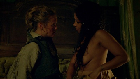 Jessica Parker Kennedy in Black Sails (2014-2017) Breasts Lesbian Bed Breasts 755199