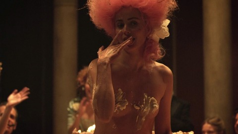 Nudes of Véra from Maison Close. Breasts, finger in mouth, frosting on body. 756798